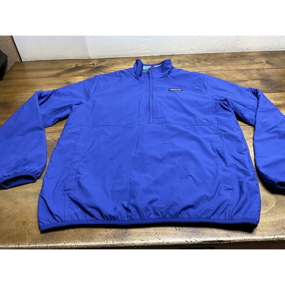 Patagonia Reversible Snap-T Glissade Pullover Harvest Moon Blue Sweatshirt - Picture 2 of 13